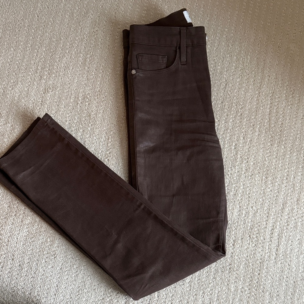 Like NEW Frame Brown Straight-Leg Pant